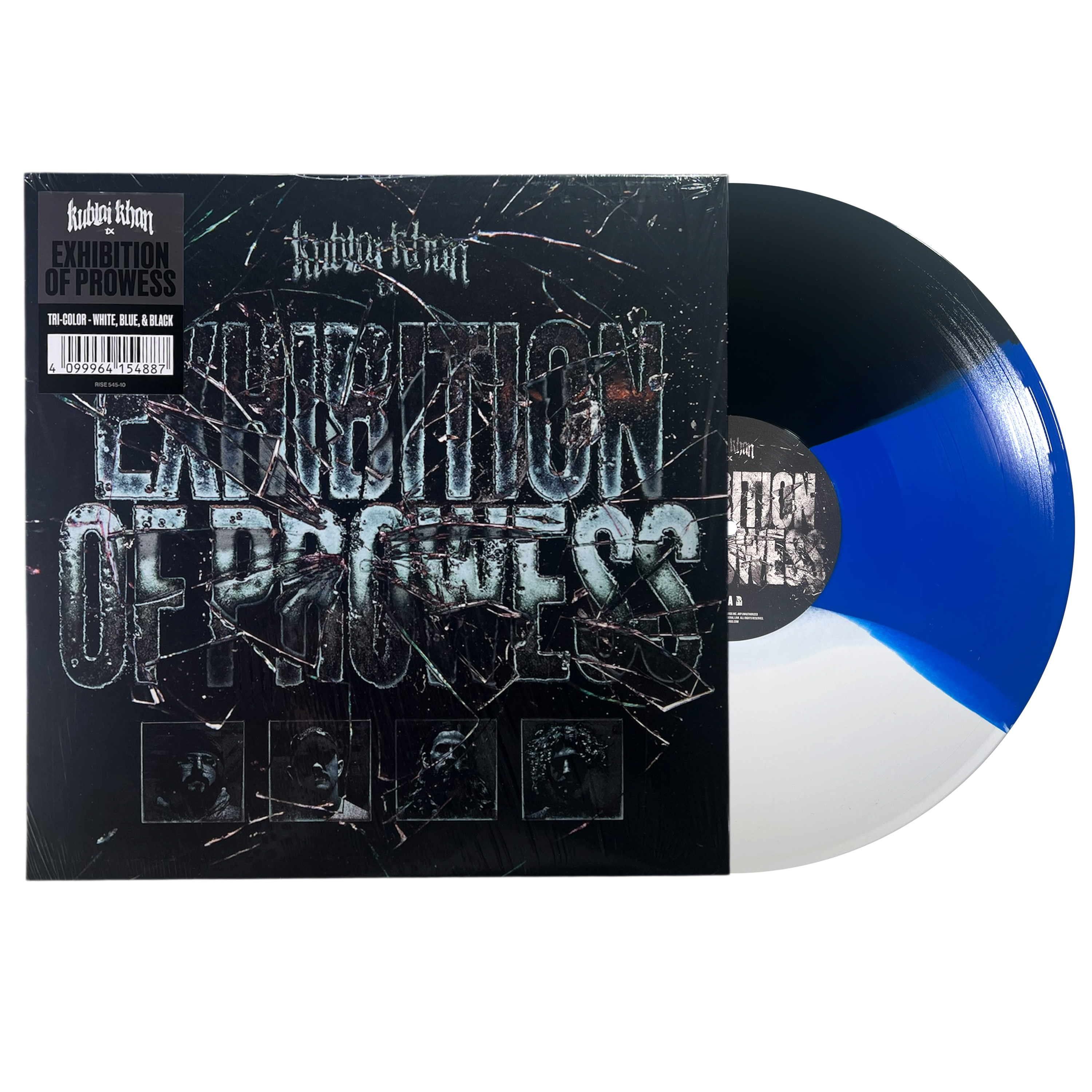 Exhibition of Prowess LP - White, Blue & Black Tri-Color Vinyl