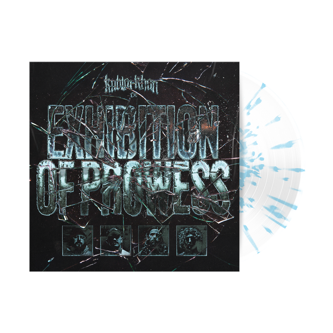 Exhibition of Prowess - White with Blue Splatter Vinyl